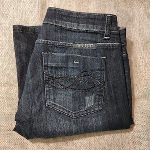 Cowgirl Tuff Women's Boot Cut Jeans - Dark Blue
